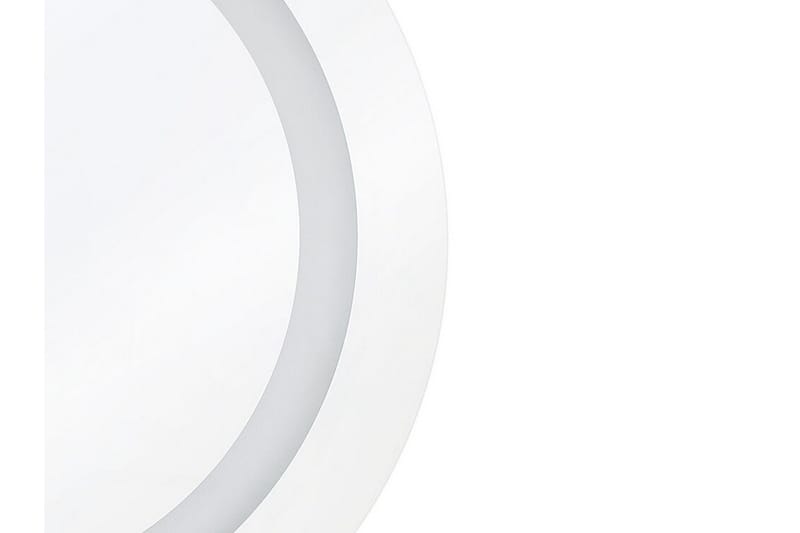 Rystal spejl LED rund 58x58 cm - Sølv - Hus & renovering - Køkken & bad - Badeværelse - Badeværelsesmøbler - Badeværelsesspejl