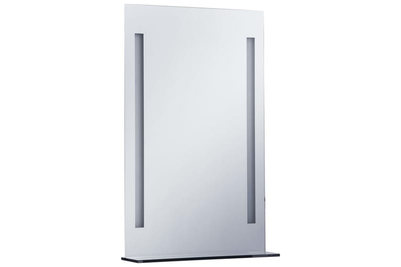 vægspejl med LED til badeværelset 60 x 80 cm - Sølv - Badeværelsesspejl - Badeværelsesspejl med belysning