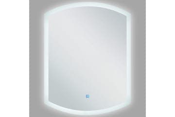 Badrumsspegel med LED Beliani Beziers Silver - Hus & renovering - Køkken & bad - Badeværelse - Badeværelsesmøbler - Badeværelsesspejl