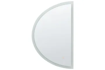 Badrumsspegel med LED Beliani Bezons Silver - Hus & renovering - Køkken & bad - Badeværelse - Badeværelsesmøbler - Badeværelsesspejl