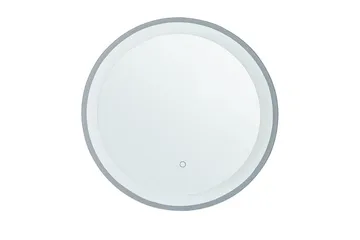 Badrumsspegel med LED Beliani Brinay Silver - Hus & renovering - Køkken & bad - Badeværelse - Badeværelsesmøbler - Badeværelsesspejl