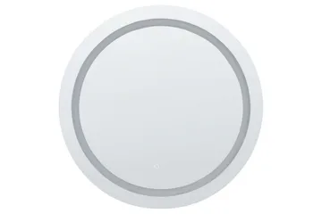 Badrumsspegel med LED Beliani Courseulles Silver - Hus & renovering - Køkken & bad - Badeværelse - Badeværelsesmøbler - Badeværelsesspejl