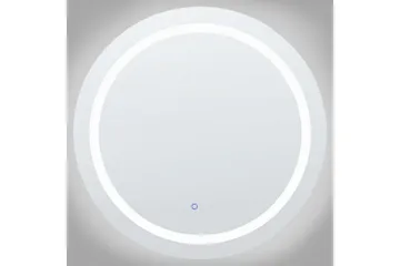Badrumsspegel med LED Beliani Courseulles Silver - Hus & renovering - Køkken & bad - Badeværelse - Badeværelsesmøbler - Badeværelsesspejl