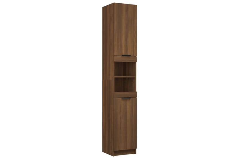beBasic badeværelsesskab 32x34x188,5 cm konstrueret træ brunt egetræ - Brun - Hus & renovering - Køkken & bad - Badeværelse - Badeværelsesmøbler - Vægskabe & højskabe