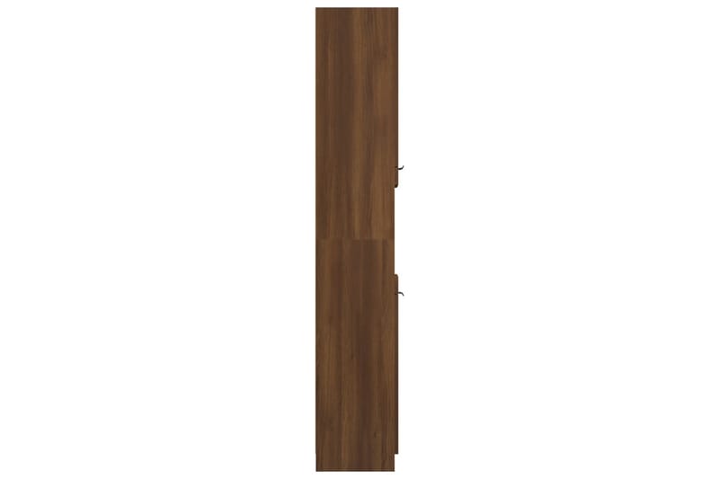 beBasic badeværelsesskab 32x34x188,5 cm konstrueret træ brunt egetræ - Brun - Hus & renovering - Køkken & bad - Badeværelse - Badeværelsesmøbler - Vægskabe & højskabe