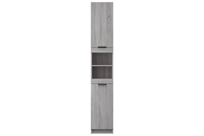 beBasic badeværelsesskab 32x34x188,5 cm konstrueret træ grå sonoma-eg - GrÃ¥ - Hus & renovering - Køkken & bad - Badeværelse - Badeværelsesmøbler - Vægskabe & højskabe