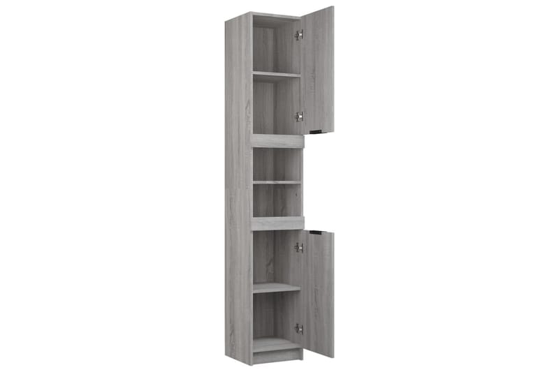 beBasic badeværelsesskab 32x34x188,5 cm konstrueret træ grå sonoma-eg - GrÃ¥ - Hus & renovering - Køkken & bad - Badeværelse - Badeværelsesmøbler - Vægskabe & højskabe