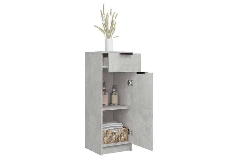 beBasic badeværelsesskab 32x34x90 cm konstrueret træ betongrå - GrÃ¥ - Hus & renovering - Køkken & bad - Badeværelse - Badeværelsesmøbler - Badeværelsesskab