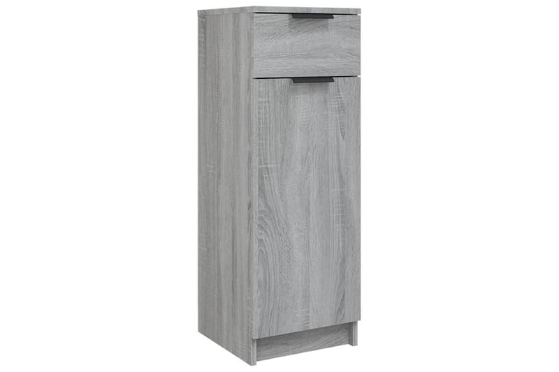beBasic badeværelsesskab 32x34x90 cm konstrueret træ grå sonoma-eg - GrÃ¥ - Badeværelsesskab