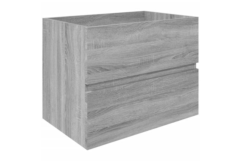 beBasic badeværelsesskab 60x38,5x45 cm konstrueret træ grå sonoma-eg - GrÃ¥ - Underskab badeværelse