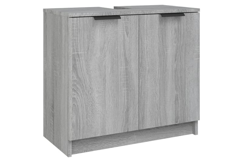 beBasic badeværelsesskab 64,5x33,5x59 cm konstrueret træ grå sonoma-eg - GrÃ¥ - Hus & renovering - Køkken & bad - Badeværelse - Badeværelsesmøbler - Badeværelsesskab