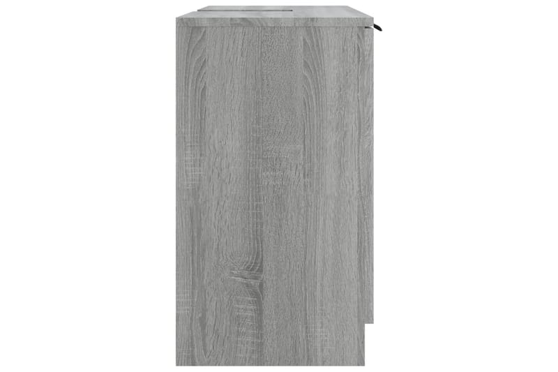 beBasic badeværelsesskab 64,5x33,5x59 cm konstrueret træ grå sonoma-eg - GrÃ¥ - Badeværelsesskab