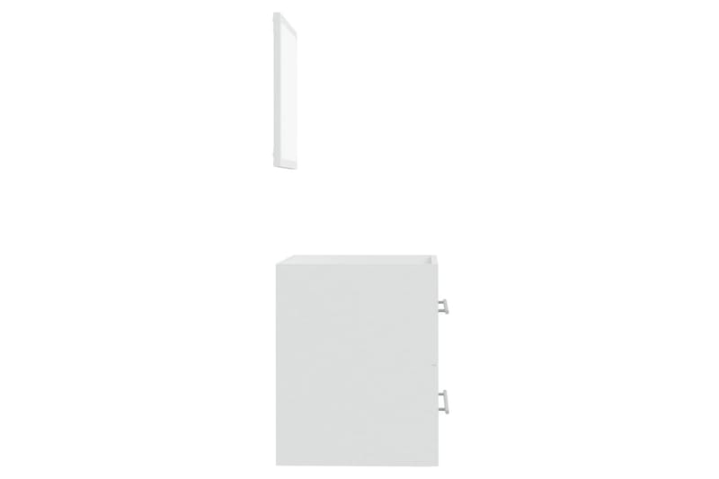 beBasic badeværelsesskab med spejl 41x38,5x48 cm konstrueret træ hvid - Hvid - Hus & renovering - Køkken & bad - Badeværelse - Badeværelsesmøbler - Badeværelsesskab