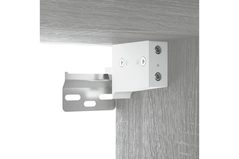 beBasic spejlskab med LED-lys 76x15x55 cm grå sonoma-eg - GrÃ¥ - Hus & renovering - Køkken & bad - Badeværelse - Badeværelsesmøbler - Spejlskabe