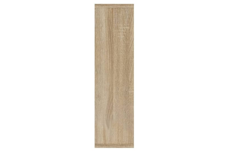 beBasic spejlskab med LED-lys 76x15x55 cm sonoma-eg - Brun - Hus & renovering - Køkken & bad - Badeværelse - Badeværelsesmøbler - Spejlskabe