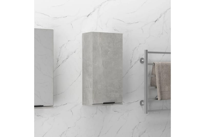 beBasic væghængt badeværelsesskab 32x20x67 cm betongrå - GrÃ¥ - Hus & renovering - Køkken & bad - Badeværelse - Badeværelsesmøbler - Badeværelsesskab