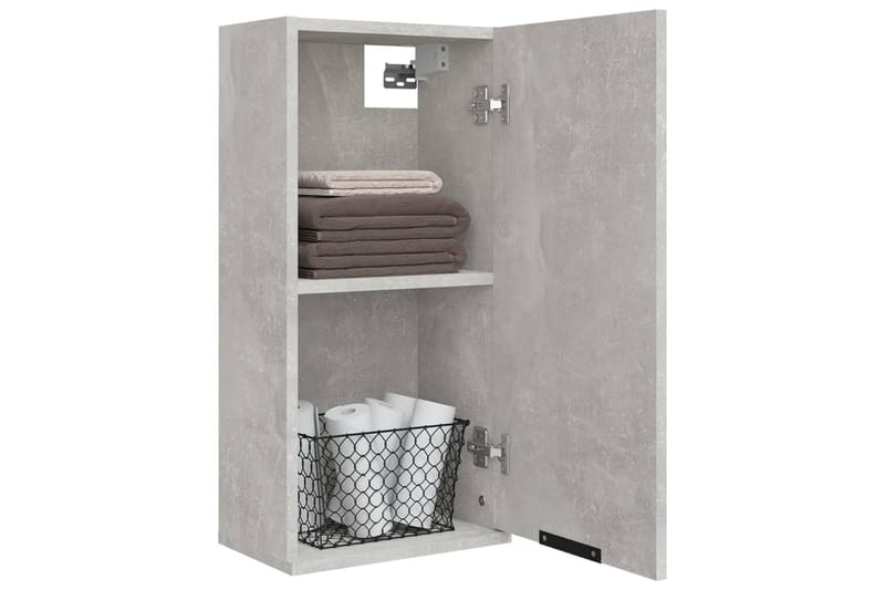 beBasic væghængt badeværelsesskab 32x20x67 cm betongrå - GrÃ¥ - Hus & renovering - Køkken & bad - Badeværelse - Badeværelsesmøbler - Badeværelsesskab