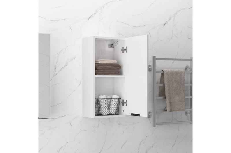 beBasic væghængt badeværelsesskab 32x20x67 cm hvid højglans - Hvid - Vægskabe & højskabe - Badeværelsesskab