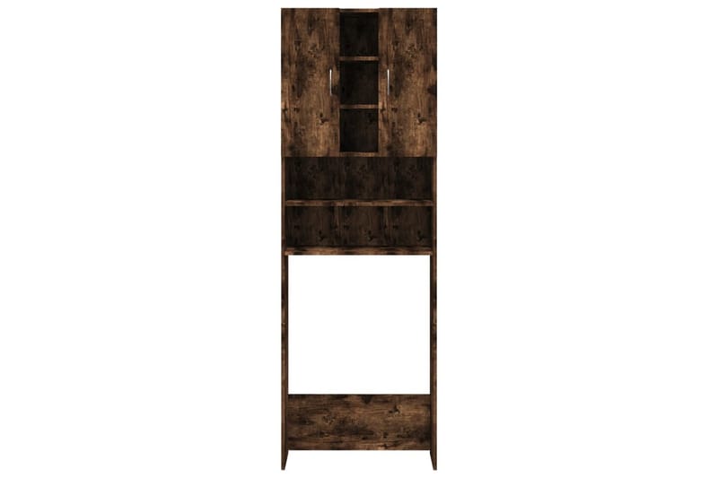 beBasic vaskemaskineskab 64x25,5x190 cm røget egetræsfarve - Hus & renovering - Køkken & bad - Badeværelse - Badeværelsesmøbler - Badeværelsesskab