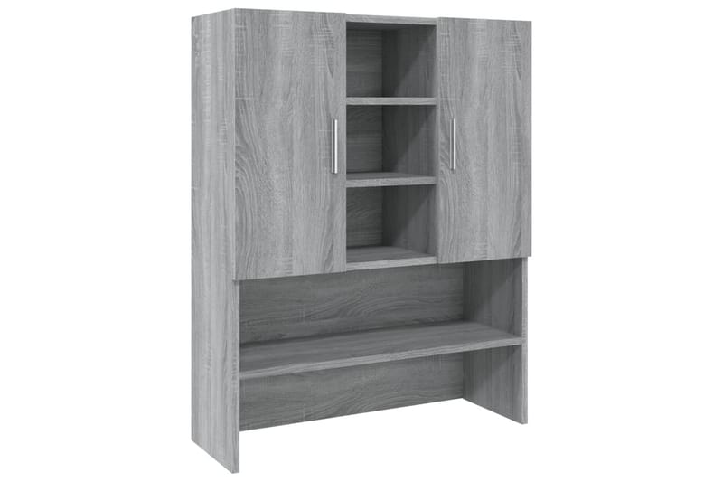 beBasic vaskemaskineskab 70,5x25,5x90 cm grå sonoma-eg - Hus & renovering - Køkken & bad - Badeværelse - Badeværelsesmøbler - Badeværelsesskab