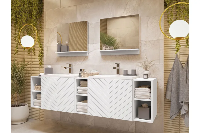 Bubup Møbelsæt til Badeværelse - Hus & renovering - Køkken & bad - Badeværelse - Badeværelsesmøbler - Komplette møbelpakker