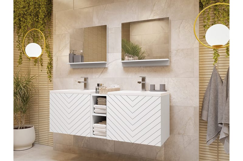 Bubup Møbelsæt til Badeværelse - Hus & renovering - Køkken & bad - Badeværelse - Badeværelsesmøbler - Komplette møbelpakker