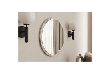 Buhem Badeværelsesspejl 60 cm Rund - Marmor - Hus & renovering - Køkken & bad - Badeværelse - Badeværelsesmøbler - Badeværelsesspejl
