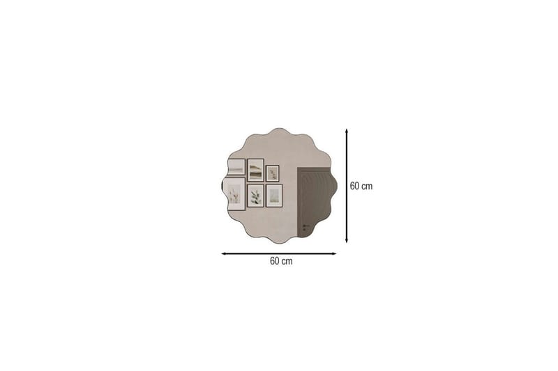 Buhem Badeværelsesspejl 60 cm Rund - Sort - Hus & renovering - Køkken & bad - Badeværelse - Badeværelsesmøbler - Badeværelsesspejl