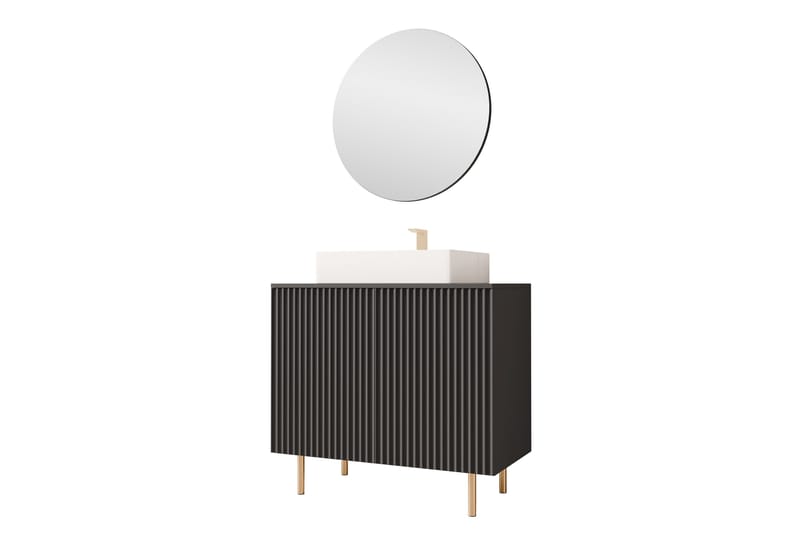 Casa Håndvaskeskab - Sort - Hus & renovering - Køkken & bad - Badeværelse - Badeværelsesmøbler - Underskab badeværelse