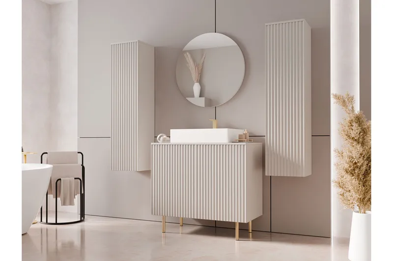 Casa Komplett møbelpakke - Beige - Hus & renovering - Køkken & bad - Badeværelse - Badeværelsesmøbler - Komplette møbelpakker