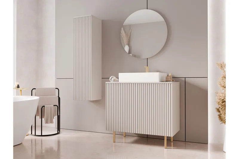 Casa Komplett møbelpakke - Beige - Hus & renovering - Køkken & bad - Badeværelse - Badeværelsesmøbler - Komplette møbelpakker