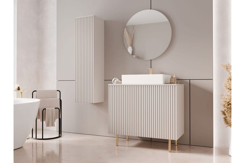 Casa Komplett møbelpakke - Beige - Hus & renovering - Køkken & bad - Badeværelse - Badeværelsesmøbler - Komplette møbelpakker