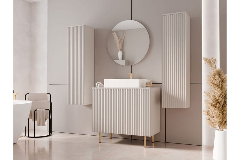 Casa Komplett møbelpakke - Beige - Hus & renovering - Køkken & bad - Badeværelse - Badeværelsesmøbler - Komplette møbelpakker