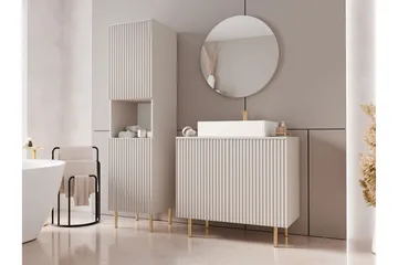 Casa Komplett møbelpakke - Beige - Hus & renovering - Køkken & bad - Badeværelse - Badeværelsesmøbler - Komplette møbelpakker