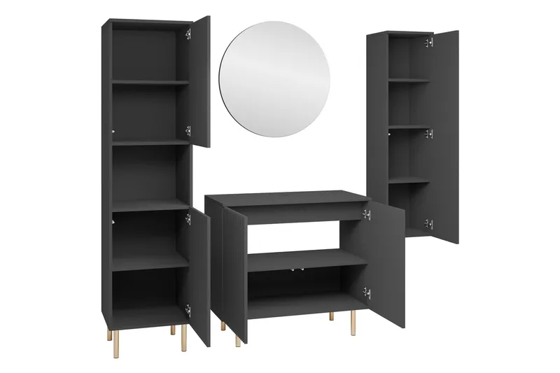 Casa Komplett møbelpakke - Beige - Hus & renovering - Køkken & bad - Badeværelse - Badeværelsesmøbler - Komplette møbelpakker