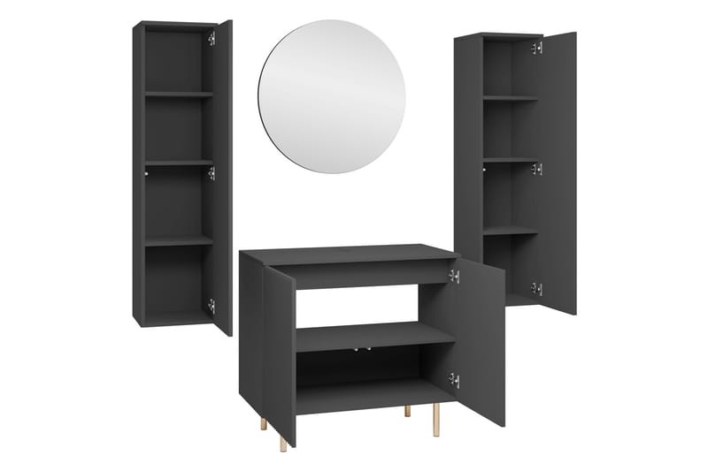 Casa Komplett møbelpakke - Hvid - Hus & renovering - Køkken & bad - Badeværelse - Badeværelsesmøbler - Komplette møbelpakker