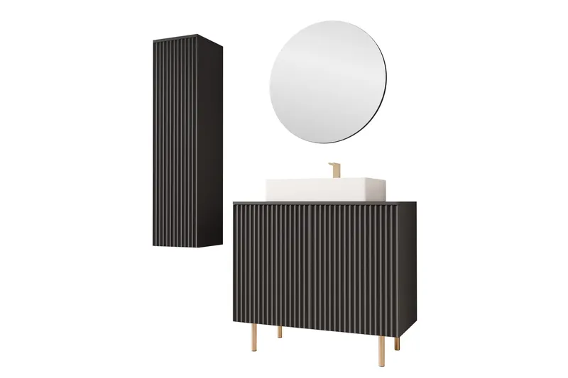 Casa Komplett møbelpakke, Sort Og Hvid