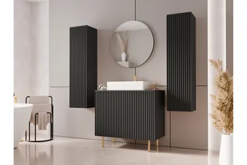 Casa Komplett møbelpakke - Sort - Hus & renovering - Køkken & bad - Badeværelse - Badeværelsesmøbler - Komplette møbelpakker