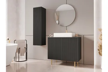 Casa Komplett møbelpakke - Sort - Hus & renovering - Køkken & bad - Badeværelse - Badeværelsesmøbler - Komplette møbelpakker