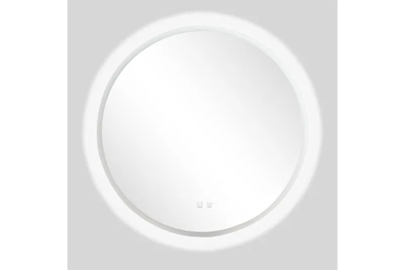 Clas Rundt Badeværelsesspejl med LED-belysning 120 cm - Anti-Fog og Touch-Kontrol - Hus & renovering - Køkken & bad - Badeværelse - Badeværelsesmøbler - Badeværelsesspejl