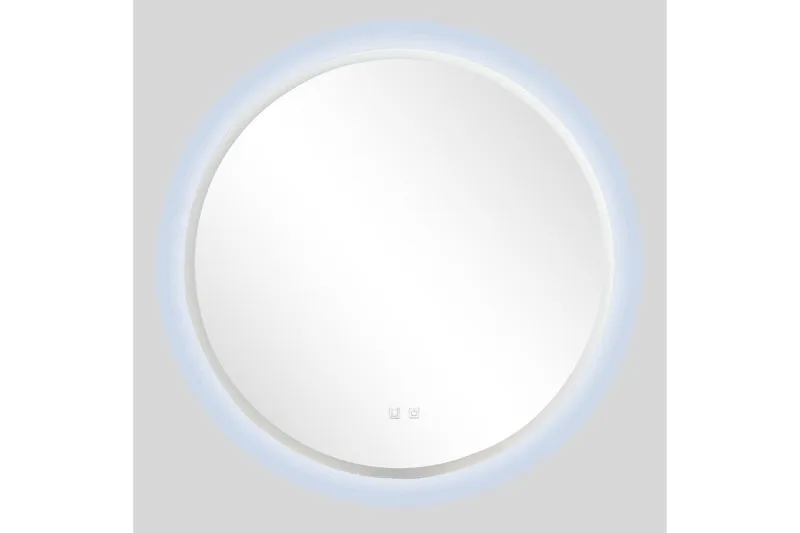 Clas Rundt Badeværelsesspejl med LED-belysning 120 cm - Anti-Fog og Touch-Kontrol - Hus & renovering - Køkken & bad - Badeværelse - Badeværelsesmøbler - Badeværelsesspejl