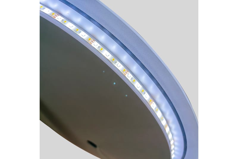 Clas Rundt Badeværelsesspejl med LED-belysning 120 cm - Transparent - Hus & renovering - Køkken & bad - Badeværelse - Badeværelsesmøbler - Badeværelsesspejl