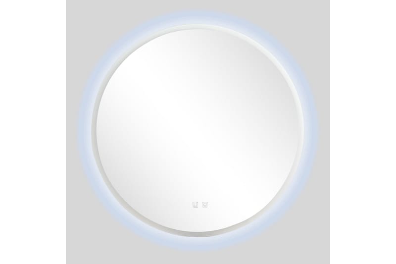 Clas Rundt Badeværelsesspejl med LED-belysning 120 cm - Transparent - Hus & renovering - Køkken & bad - Badeværelse - Badeværelsesmøbler - Badeværelsesspejl
