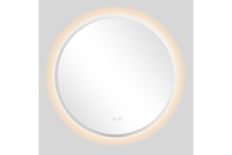 Clas Rundt Badeværelsesspejl med LED-belysning 120 cm - Transparent - Hus & renovering - Køkken & bad - Badeværelse - Badeværelsesmøbler - Badeværelsesspejl