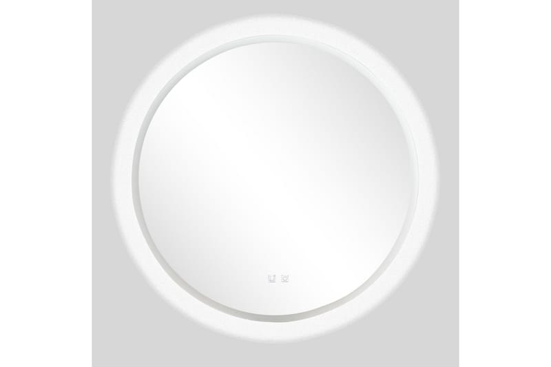 Clas Rundt Badeværelsesspejl med LED-belysning 120 cm - Transparent - Hus & renovering - Køkken & bad - Badeværelse - Badeværelsesmøbler - Badeværelsesspejl