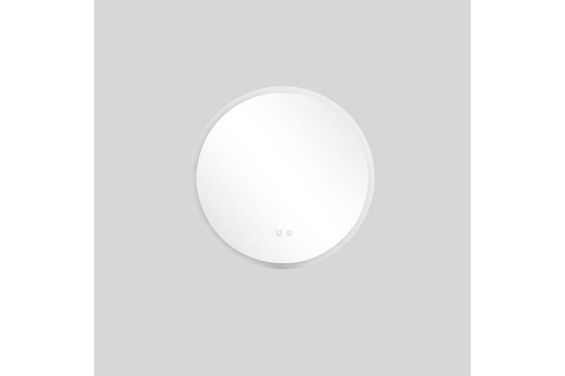Clas Rundt Badeværelsesspejl med LED-belysning 60 cm - Anti-Fog og Touch-Kontrol - Hus & renovering - Køkken & bad - Badeværelse - Badeværelsesmøbler - Badeværelsesspejl