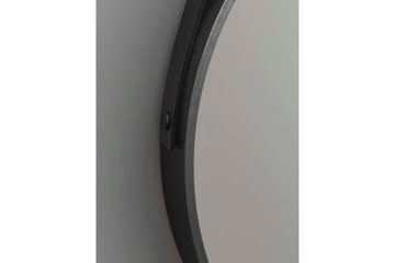 Djupqvior Spejl 55 cm Rund - Sort/Guld - Hus & renovering - Køkken & bad - Badeværelse - Badeværelsesmøbler - Badeværelsesspejl
