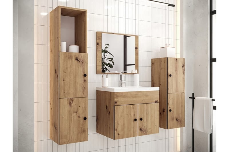 Dunvegan Badeværelsesmøbelset - Brun - Komplette møbelpakker