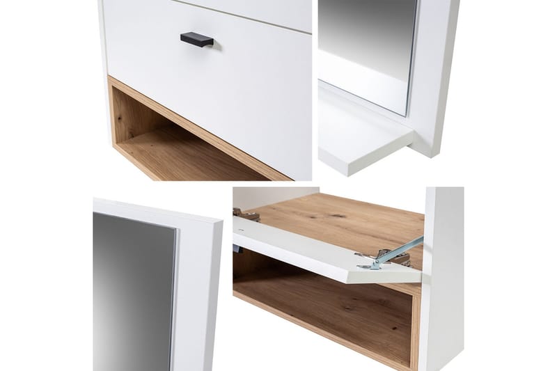 Ekomi Møbelsæt til Badeværelse 133 cm - Hus & renovering - Køkken & bad - Badeværelse - Badeværelsesmøbler - Komplette møbelpakker