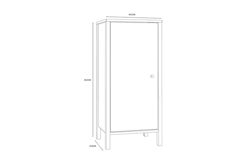 Elsassona Badeværelseskab 40x35 cm - Hvid - Hus & renovering - Køkken & bad - Badeværelse - Badeværelsesmøbler - Badeværelsesskab